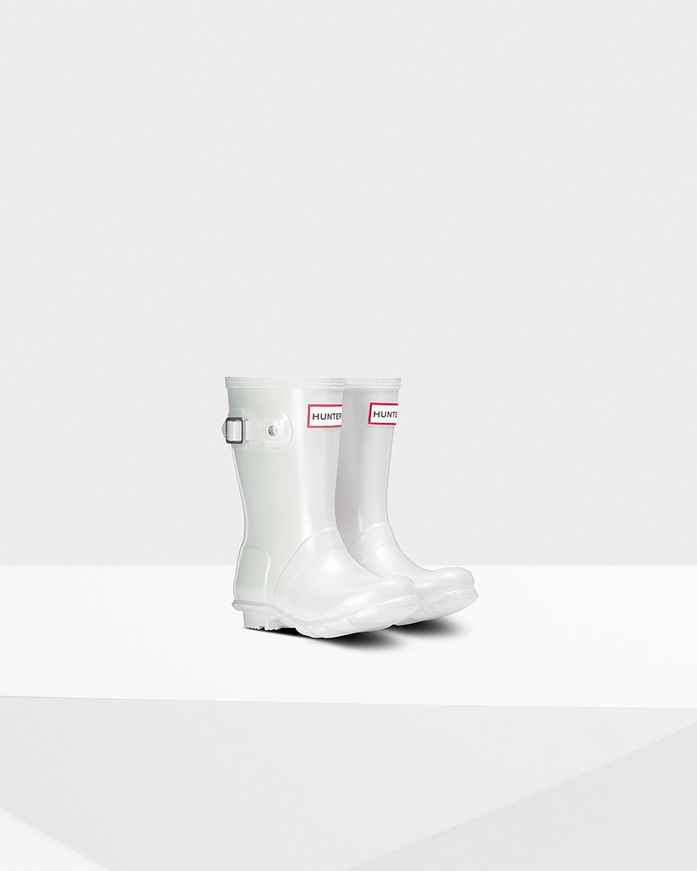 Kids Rain Boots - Hunter Original Little Nebula (68ZJFLNOK) - Silver